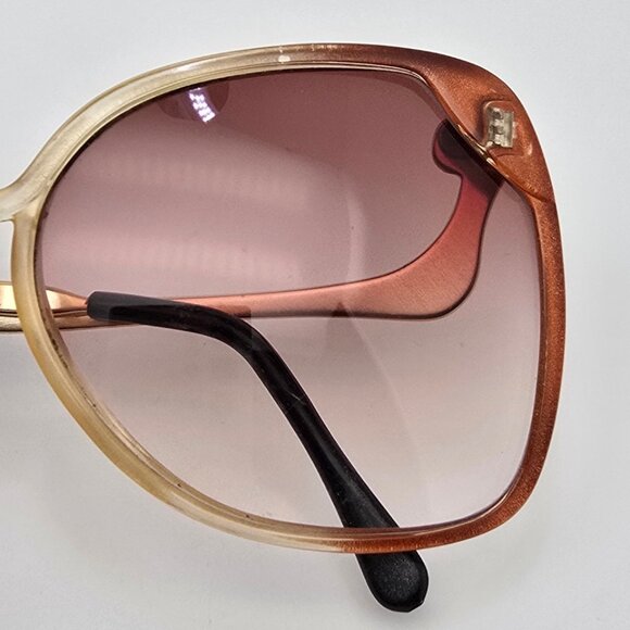 Couture Brown Crystal Fade Frame Brown Gradient Lens Butterfly Sunglasses Italy main image 2